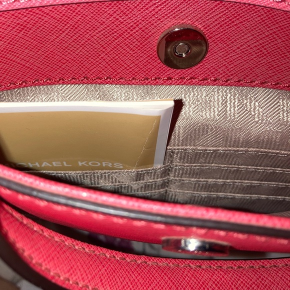 🍉🍉MIchael Kors 🍉🍉Colorblock Coral/Watermelon - Picture 11 of 15